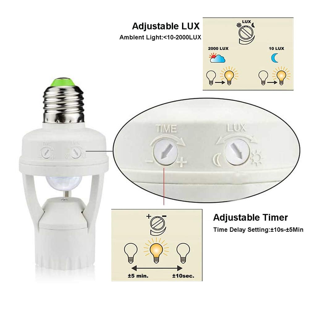 💡Motion Sensor Light Socket