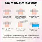 Fashion Cool Firm Press On Nails Fake Nails