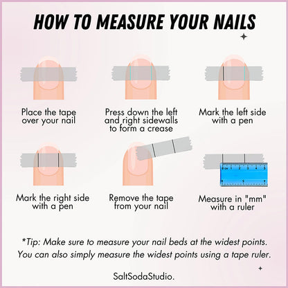 Fashion Cool Firm Press On Nails Fake Nails