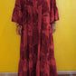 💃Women Summer V-neck Forest Pattern Maxi Dress👗