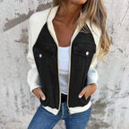 💕Women's Creative Denim Splicing Jacket