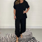Floaty 2 Piece Sleeved Trouser Set