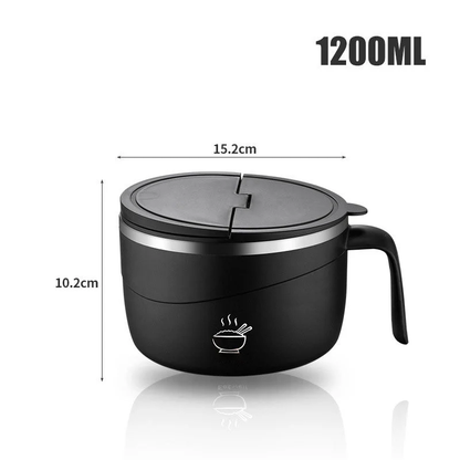🔥304 Stainless Steel Insulated Ramen Bowl