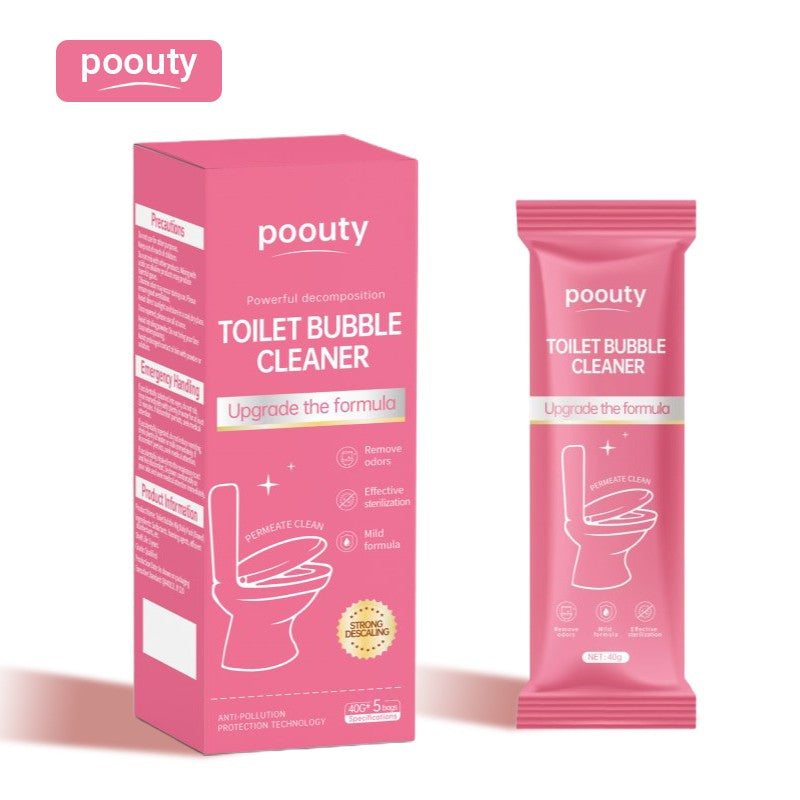 🔥Pink Quick Foaming Toilet Bowl Cleaner - Powder Packs