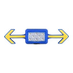 Bicycle Helmet Turn Signal Light