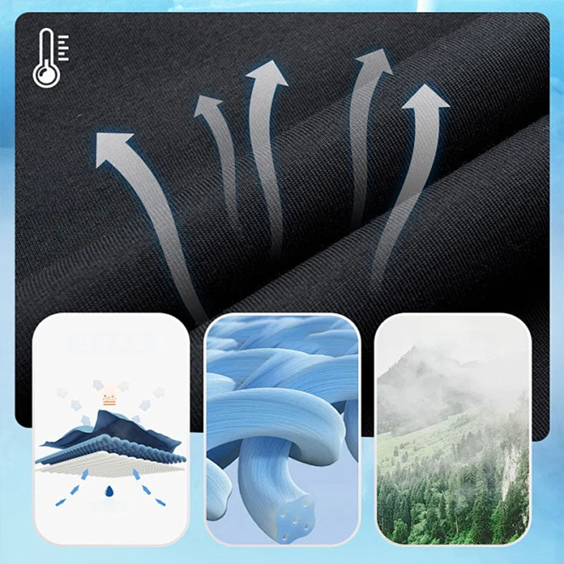 Elastic Waist Straight-Leg Pants for Men