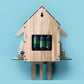 Vintage Wall Cuckoo Time Alarm Clock
