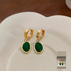 Emerald Necklace Earrings Bracelet