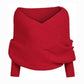 ✨New Arrival✨Women's Solid Knitted Sweater Scarf with Sleeves