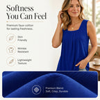 Square Neck Sleeveless Tank Top