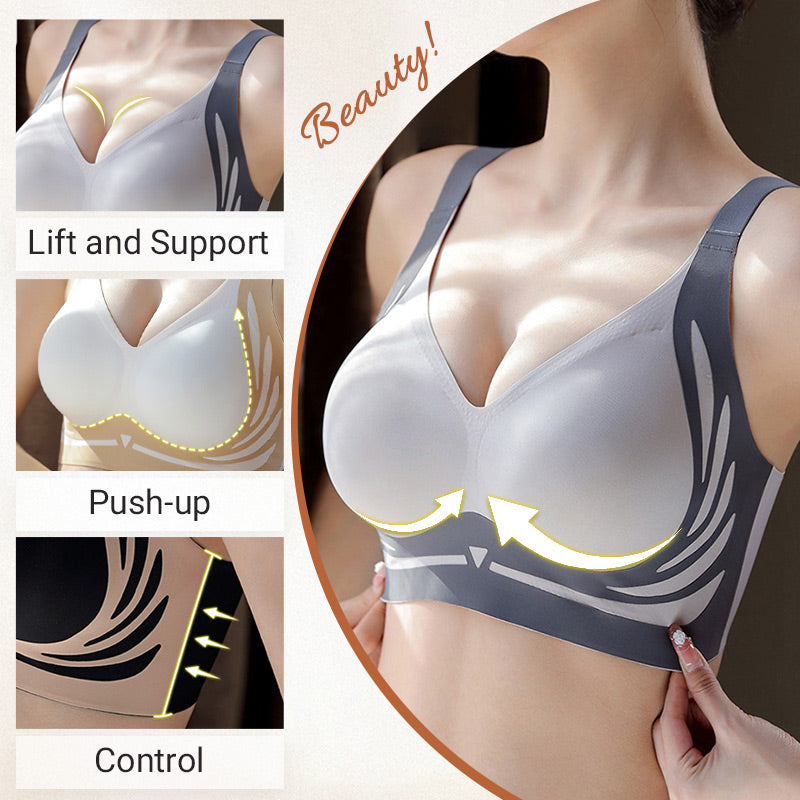 Lifting Anti-Sagging Wire-Free Push-up Bra