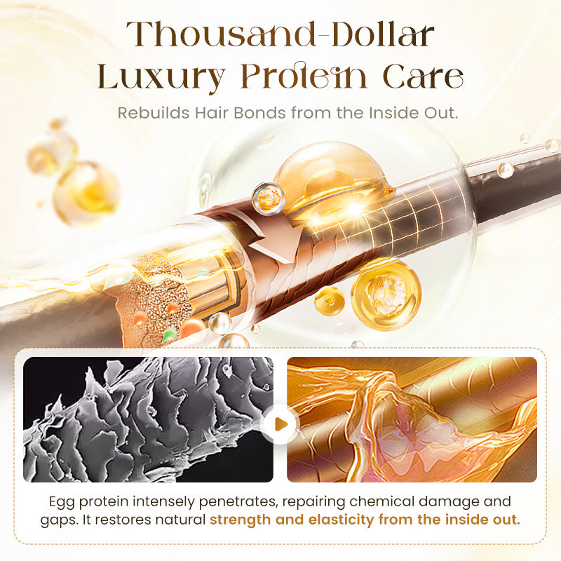 🔥Intensive Egg Protein Hair Repair Oil|Buy 2 Get 1 Free✨
