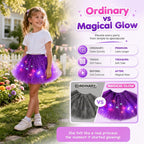 🎁LED Light Up Sequin Tutu Skirt Star Mesh Princess Skirt for Girls and Adults