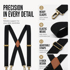🧵👖🌀Universal X-Shaped High-Elastic Suspenders – Stretchy & Breathable, No More Sagging Pants, Perfect for Work, Leisure, or Active Days 🏃‍♂️💨