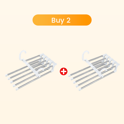 🔥Buy More Save More🔥Household Multifunctional Telescopic Folding Multi-layer Pants Storage Rack