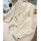 🌈Hot Sale✨Women's Designer Lace-Up Suit Versatile Spring and Fall Women's Clothing