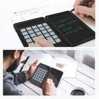 Calculator Notepad with 6.5 Inch LCD Writing Tablet