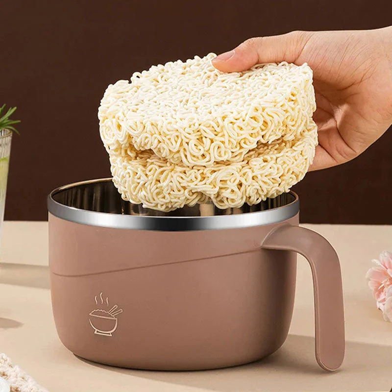 🔥304 Stainless Steel Insulated Ramen Bowl
