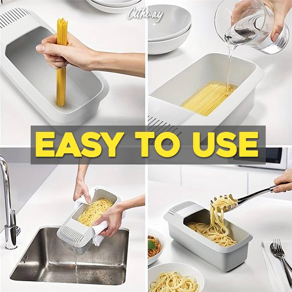 Spaghetti Box With Strainer