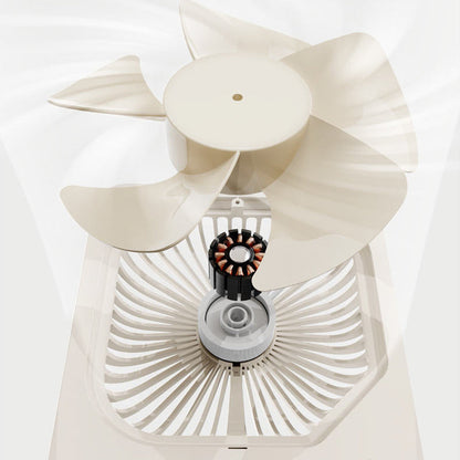 Ultra-Thin Desk Fan with 4 Speeds Adjustable