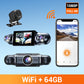 Driving Safety4-Channel FHD Dash Cam with Ultra-Wide Angle