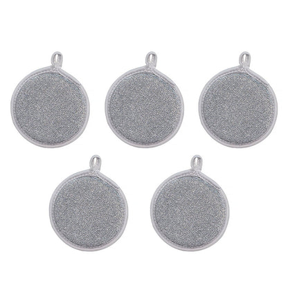 Kitchen Double-sided Round Sponge Brush