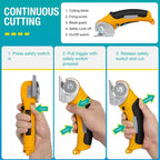 New Cordless Electric Scissors with Safety Lock