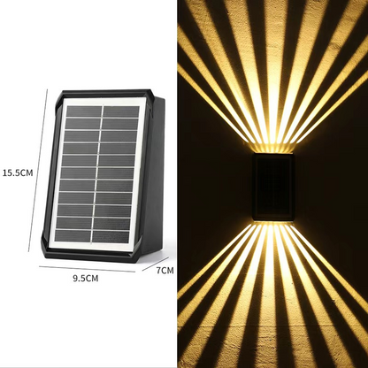 Solar Outdoor Waterproof Wall Light Set