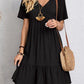 💃Loose Casual Tie Waist Flowy Dress👚