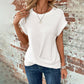 Women’s Summer Crochet Bat Sleeve T-Shirt