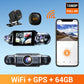 Driving Safety4-Channel FHD Dash Cam with Ultra-Wide Angle