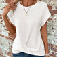 Women’s Summer Crochet Bat Sleeve T-Shirt