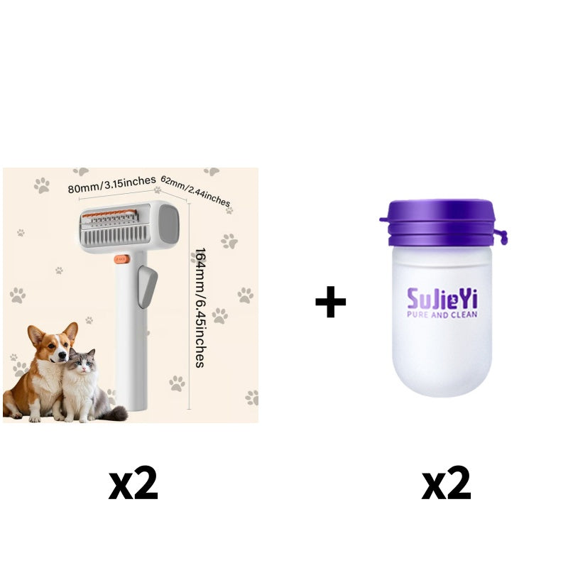 🔥2-IN-1 Pet Self-Detangling & Grooming Comb