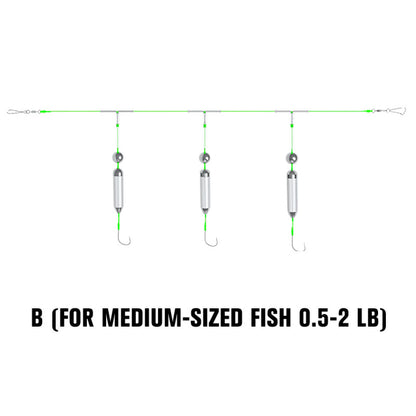 3 Hooks Anti Drift Bottom Fishing Rig