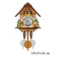 Vintage Wall Cuckoo Time Alarm Clock