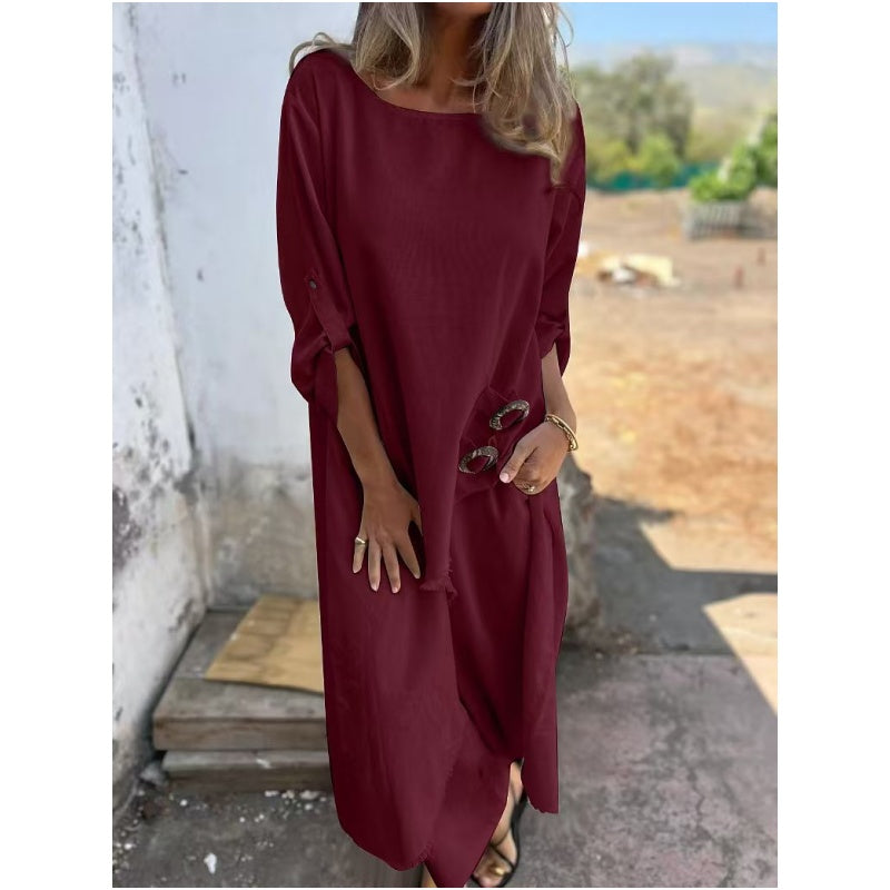 🔥2025 NEW SALES - 50% OFF🔥Women's Irregular Dress and Loose Fit Pants (2-Piece Set)