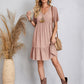 💃Loose Casual Tie Waist Flowy Dress👚