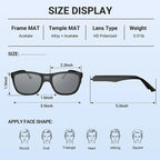 🕶️Smart Photochromic Polarized Sunglasses