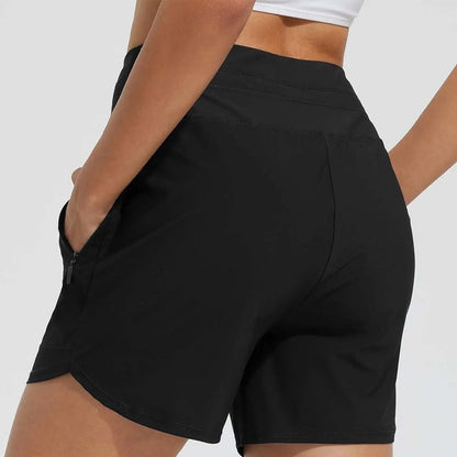 🩳Women's High-Waisted Quick-Dry Swim Shorts