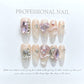 Fashion Cool Firm Press On Nails Fake Nails