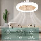 🎁Remote Control Aromatherapy Ceiling Fan with Light