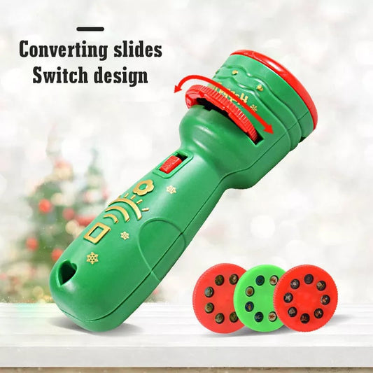 👍👍Slide Projector Torch Projection Light🥰