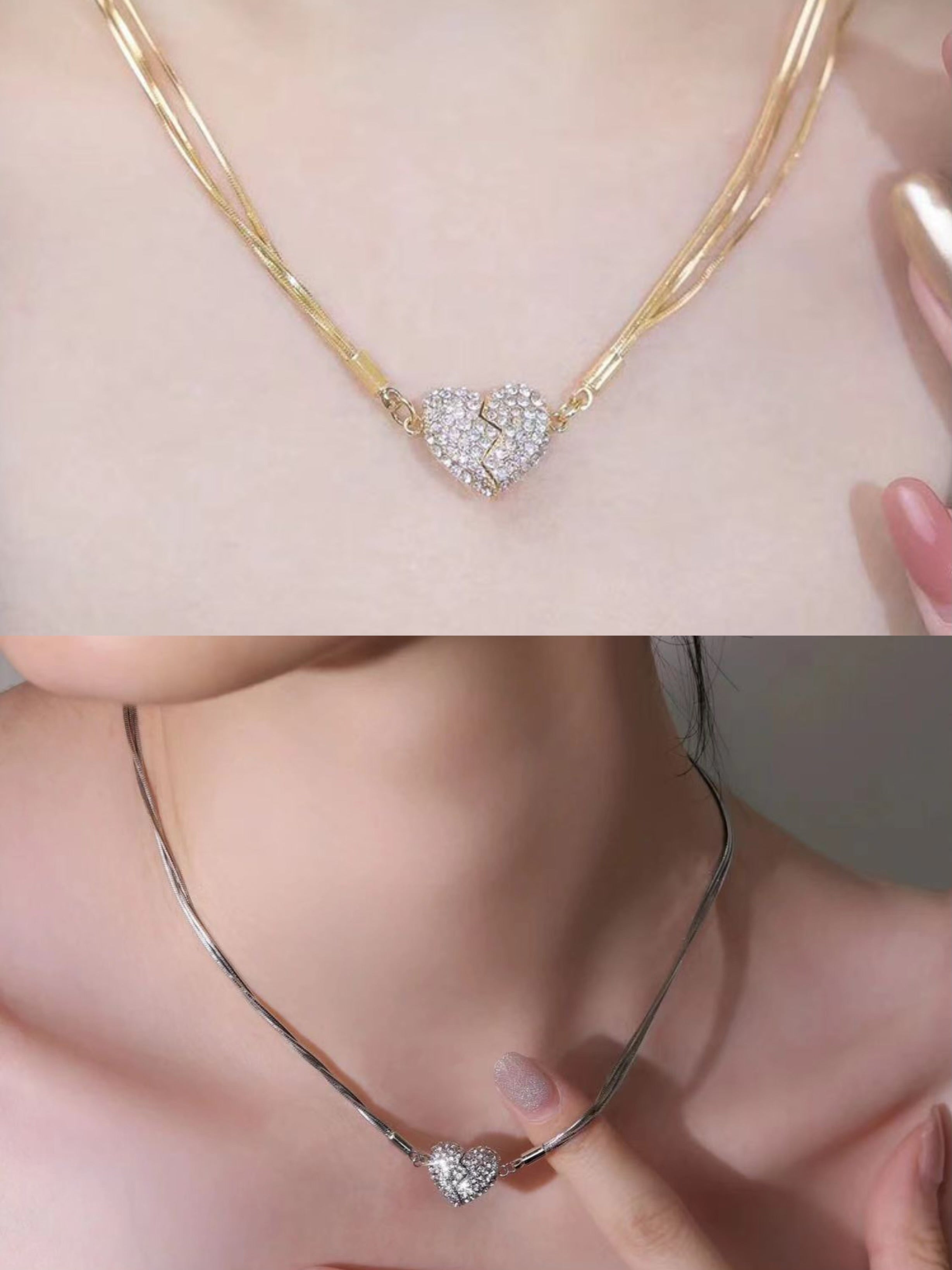 🎄CHRISTMAS HOT SALE✨MAGNETIC LOVE PATCHWORK NECKLACE