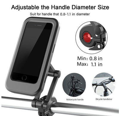 🔥🔥Waterproof Bicycle & Motorcycle Phone Holder