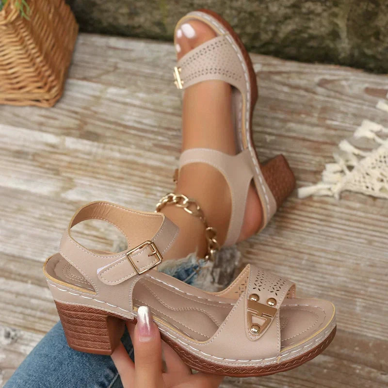 👡🥰 Women's Chunky Heel Sandals