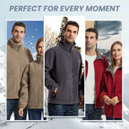 🔥 Unisex Double-Layer Hooded Jacket