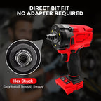 Powerful Electric Wrench with Long-Lasting Battery