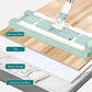 Flat Mop with Stainless Steel Handle, come with Reusable Washable Mop Cloths