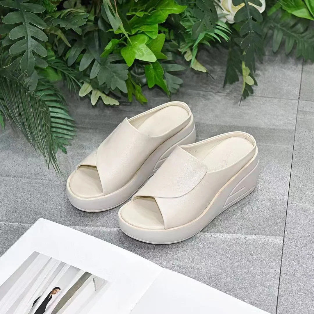Elevation 5.5 CM Inclined Heel Sandals