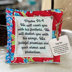 💜✝️Best Encouraged And Blessed Gift-Prayer Quilt With Cross Inside